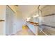 Bathroom featuring a granite countertop, double sinks, and walk-in shower at 745 Monaco Dr, Punta Gorda, FL 33950
