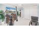 Light and airy exercise room with a water view and large closet at 12596 Bacchus Rd, Port Charlotte, FL 33981