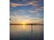 Beautiful sunset view over the calm water, creating a serene and picturesque scene at 12596 Bacchus Rd, Port Charlotte, FL 33981