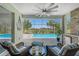 The patio offers scenic views and an inviting spot for relaxing at 17924 Corkwood Bend Trl, Punta Gorda, FL 33982