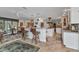 Open-concept kitchen featuring bar seating and modern appliances for easy entertaining at 2100 Via Esplanade, Punta Gorda, FL 33950