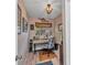 This office space features wood-look floors and a window overlooking greenery at 2100 Via Esplanade, Punta Gorda, FL 33950