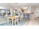 Open floor plan with dining area, kitchen and lanai at 2331 Cannolot Blvd, Port Charlotte, FL 33948