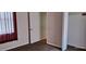 Bedroom featuring carpeted floors and a door at 2585 Yuma Ave, North Port, FL 34286