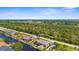 Scenic aerial view of canal-front homes in a sunny location near the bay at 2911 Riverside Dr, Punta Gorda, FL 33950