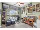 Well-organized office with a large window, ample desk space, and stylish decor, perfect for productivity at 2911 Riverside Dr, Punta Gorda, FL 33950