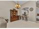 Bright and airy dining area complemented by the bar area with views into the kitchen at 3715 Albacete Cir # 93, Punta Gorda, FL 33950