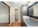 Bathroom features vessel sink and a view into the WC at 376 Portofino Dr, Punta Gorda, FL 33950