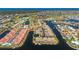 Stunning aerial view showcasing waterfront homes, lush landscaping, and scenic canals, highlighting the community's beautiful setting at 3800 Bal Harbor Blvd # 415, Punta Gorda, FL 33950