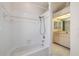 Clean and well-maintained bathroom featuring a shower-tub combo and a vanity at 3800 Bal Harbor Blvd # 415, Punta Gorda, FL 33950