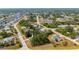 Aerial view showing the home's location in a neighborhood close to a waterway at 4009 Yucatan Cir, Port Charlotte, FL 33948