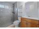 Modern bathroom features a tiled shower with built-in shelves and a sleek vanity at 5527 Fairway S Dr, Punta Gorda, FL 33982