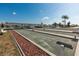 Outdoor bocce ball courts with covered seating areas, providing a fun recreational amenity for residents at 643 Blackburn Blvd, North Port, FL 34287