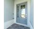 Close up of the home's front door at 8488 Saint Kitts Cir, Englewood, FL 34224