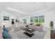Spacious living room featuring large windows and a cozy seating area at 8488 Saint Kitts Cir, Englewood, FL 34224