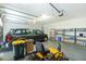 Spacious garage with room for multiple vehicles and additional storage at 910 Via Tripoli, Punta Gorda, FL 33950
