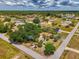 Aerial view showcasing the property and beautiful views of the surrounding area at 12018 Saragossa Ln, North Port, FL 34287