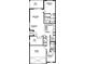 Detailed floor plan showcasing the layout of the home, including room dimensions and placement at 16909 Caracara Pl, Punta Gorda, FL 33982