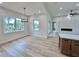 Dining room with modern light fixture at 2743 Begonia Ter, North Port, FL 34286