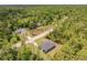 This aerial view shows the location of this new home at 28218 N Twin Lakes Dr, Punta Gorda, FL 33955