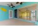 A screened in patio extends living space into the outdoor area at 3027 Ridgewood Dr, North Port, FL 34287
