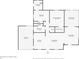 Detailed floor plan layout with dimensions for the kitchen, bedrooms, bathrooms, and living spaces at 330 Lasayette Ne Dr, Port Charlotte, FL 33952