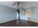 Comfortable living room featuring beautiful flooring and natural light at 3702 Lakewood Blvd, North Port, FL 34287