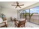 Relaxing patio area with plush seating and view of the outdoors at 43984 Boardwalk Loop # 1726, Punta Gorda, FL 33982