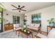 Inviting patio with comfortable seating and ample natural light at 43984 Boardwalk Loop # 1726, Punta Gorda, FL 33982