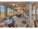 Extensive screened-in patio providing ample space for seating and relaxing while enjoying the outdoors at 24371 Folkstone Ave, Punta Gorda, FL 33980