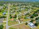 Aerial shot of a residential neighborhood showcasing the property's location and surrounding community features at 27038 San Jorge Dr, Punta Gorda, FL 33983