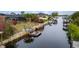 Waterfront home with private dock, lift, and kayak launch for easy access to boating and water activities at 3301 Santa Barbara Dr, Punta Gorda, FL 33983