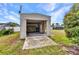 Open storage shed shows ramp access, great for storing lawn equipment and other outdoor items at 78 Zenith St, Port Charlotte, FL 33954