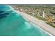 Aerial view of condo complex steps from the beach on the beautiful Gulf Coast at 876 Golden Beach Blvd # 876, Venice, FL 34285