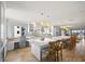 Bright kitchen with an island, modern appliances, stylish countertops, and views of the beach at 876 Golden Beach Blvd # 876, Venice, FL 34285