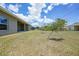 Lush backyard with sparse trees, great for outdoor gatherings at 18503 Ellen Ave, Port Charlotte, FL 33948