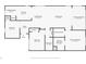 Detailed floor plan showing the layout of the bedrooms, kitchen, living room, and screened balcony at 2160 Heron Lake Dr # 201, Punta Gorda, FL 33983