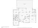 Detailed floor plan layout of a single-story home, including the primary bedroom, living room, and kitchen at 2193 Beacon Dr, Port Charlotte, FL 33952