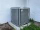 Efficient Champion AC unit on a concrete pad, surrounded by healthy greenery at 230 Waterway Cir Ne, Port Charlotte, FL 33952
