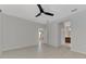Bedroom with tile flooring and an en suite bathroom at 253 Marcheno Way, Nokomis, FL 34275