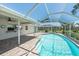 Relaxing screened-in pool area with a covered patio, perfect for outdoor entertainment and leisure at 25449 Doredo Dr, Punta Gorda, FL 33955