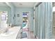 Bathroom with a pool view at 3058 Curry Ter, Port Charlotte, FL 33981