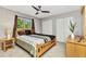 Comfortable bedroom features a window and double closets at 3058 Curry Ter, Port Charlotte, FL 33981