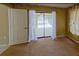 Bedroom view to patio with pool and water at 4788 Abadan St, North Port, FL 34287