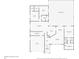 Floor plan featuring main bedroom, living room, and screened patio/pool at 4788 Abadan St, North Port, FL 34287