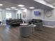 Inviting lobby area features comfortable seating, stylish decor, and a welcoming ambiance at 6832 Holo Ct, North Port, FL 34287