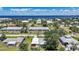 Aerial view of the property showcasing the home's location and proximity to the bay at 809 Kings Ct, Punta Gorda, FL 33950