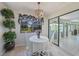 Cozy dining area with views of green backyard at 16615 Acapulco Rd, Punta Gorda, FL 33955