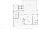 Detailed floor plan showcasing the layout of the home including the living spaces and bedrooms at 18111 Lake Worth Blvd, Port Charlotte, FL 33948