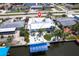 Waterfront property with lush yard, dock, patio and peaceful water views at 21812 Edgewater Dr, Port Charlotte, FL 33952
